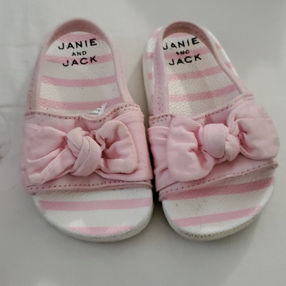 Janie and Jack pink sandals